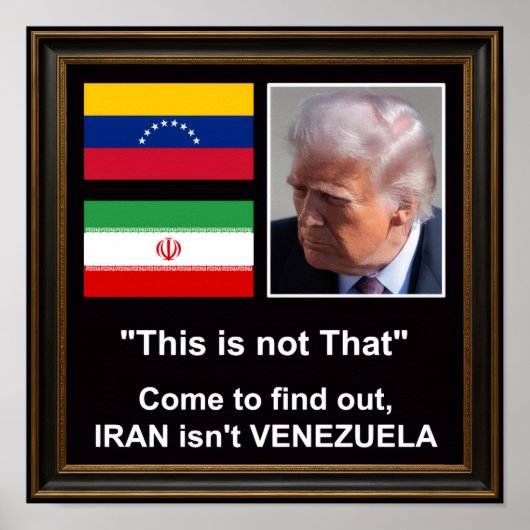 Trump-Plakat Poster (Vorne)