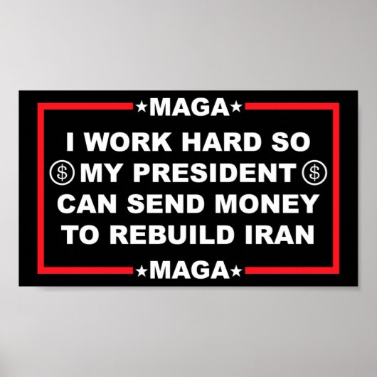 Trump-Plakat Poster (Vorne)