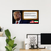 Trump-Plakat Poster (Heimbüro)
