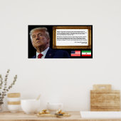 Trump-Plakat Poster (Küche)
