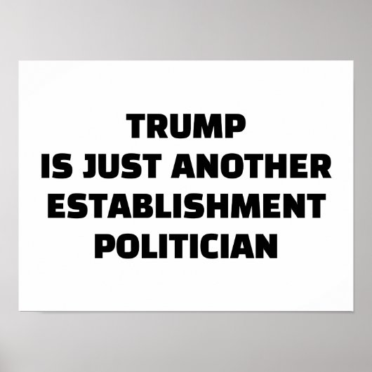 Trump-Plakat Poster (Vorne)