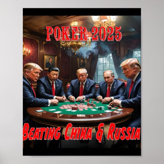 Trump-Poker 20251 Poster (Vorne)