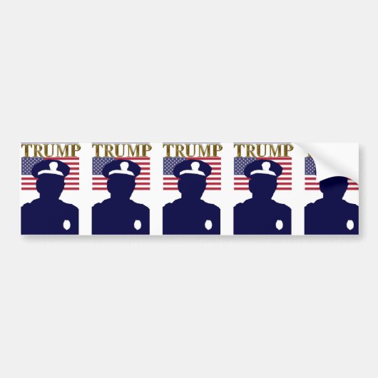 TRUMP-POLITIK AUTOAUFKLEBER (Vorne)