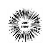 Trump - Politische hölzerne Briefmarke Gummistempel (Prägung)