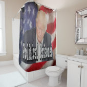 Trump Politischer Gefangener Duschvorhang (Beispiel)