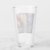 Trump Politischer Gefangener Glas (Rückseite)