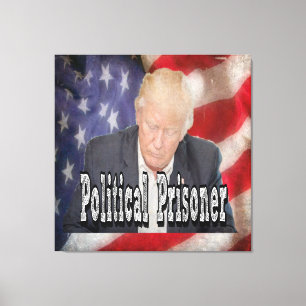 Trump Politischer Gefangener Leinwanddruck