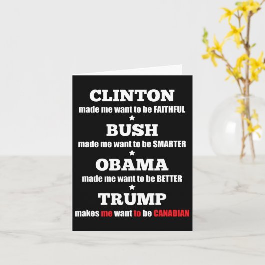 Trump - Politisches T-Shirt für Unabhängige und Li Karte (Gelbe Blume)