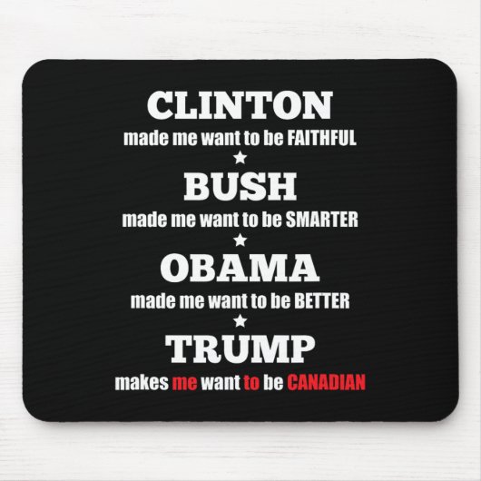 Trump - Politisches T-Shirt für Unabhängige und Li Mousepad (Vorne)