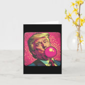 Trump-Pop 2024 Karte (Gelbe Blume)
