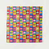 TRUMP POP ART TAPESTRY WANDTEPPICH (Vorderseite (Horizontal))