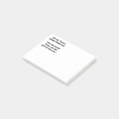 Trump Post-it Klebezettel (angewinkelt)