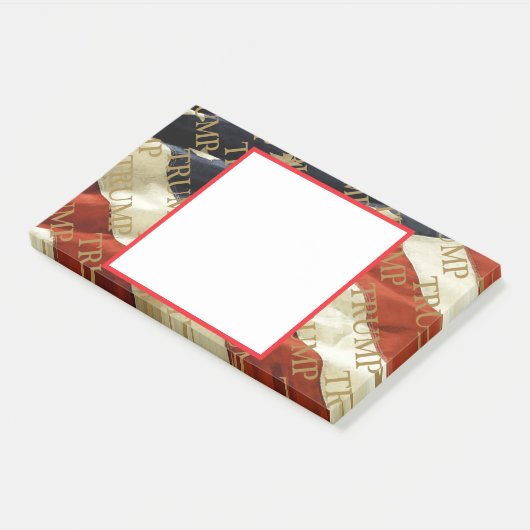 TRUMP POST-IT KLEBEZETTEL (angewinkelt)