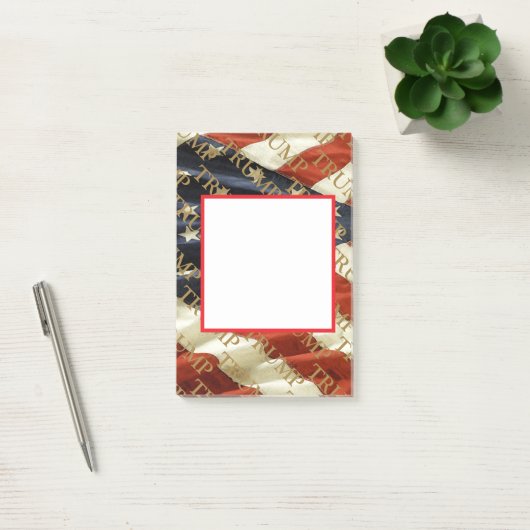 TRUMP POST-IT KLEBEZETTEL (Büro)