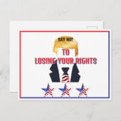 Trump Postcard an Ihren Senator Postkarte (Vorne/Hinten)