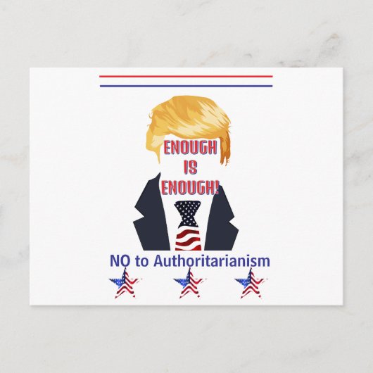 Trump Postcard im Weißen Haus Postkarte (Vorderseite)