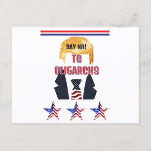 Trump Postcard im Weißen Haus Postkarte