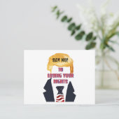 Trump Postcard im Weißen Haus Postkarte (Stehend Vorderseite)