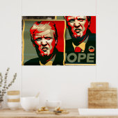 Trump Poster (Küche)