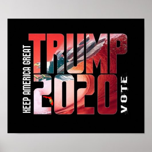 Trump-Poster 2020 in Florida Poster (Vorne)