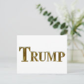 TRUMP POSTKARTE (Stehend Vorderseite)