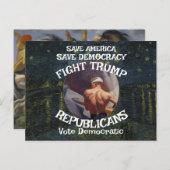 Trump Postkarte (Vorne/Hinten)