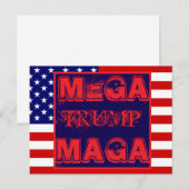 TRUMP POSTKARTE (Vorne/Hinten)