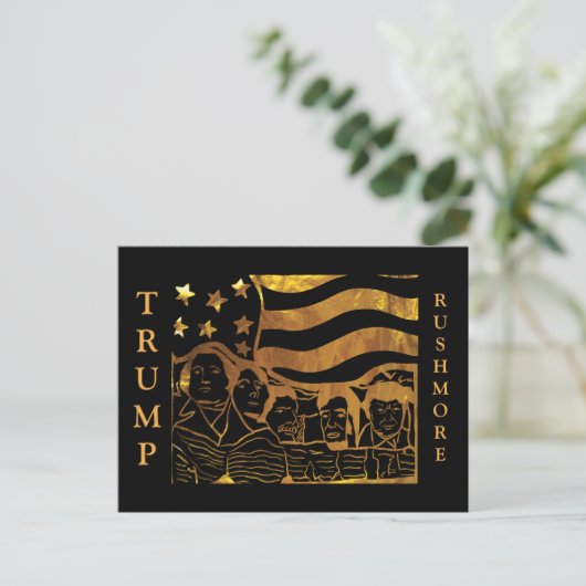 TRUMP POSTKARTE (Stehend Vorderseite)