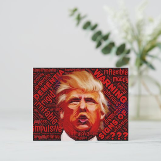 Trump Postmp Postkarte (Stehend Vorderseite)