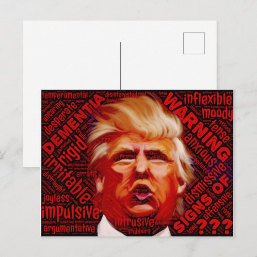 Trump Postmp Postkarte (Vorne/Hinten)