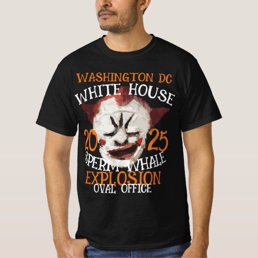 TRUMP Pottwal Explosion Oval Office 2026 T-Shirt (Vorderseite)