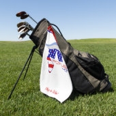 TRUMP POTUS47 Golf Handtuch (Gras)