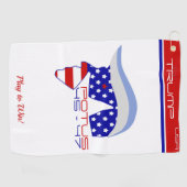 TRUMP POTUS 45-47 Golf Handtuch (Horizontal)