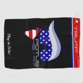 TRUMP POTUS 45-47 Golf Handtuch (Horizontal)