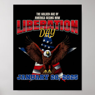 Trump Potus 47. erklärt 125 Befreiungstag Poster