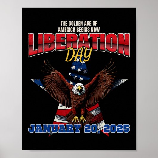 Trump Potus 47. erklärt 125 Befreiungstag Poster (Vorne)