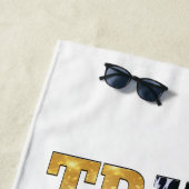 Trump-Präsident 45 47 Strandtuch (Beispiel)