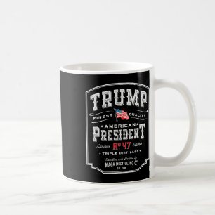 Trump Präsident N 47 Vintag Whiskey Usa Kaffeetasse