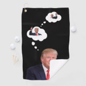 Trump-Präsident Portrait 🇺 🇸 lächelnd 😁 Golfhandtuch (Insitu)
