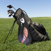 Trump-Präsident Portrait 🇺 🇸 lächelnd 😁 Golfhandtuch (Gras)