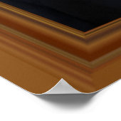 Trump-Präsident Portrait 🇺 🇸 lächelnd 😁 Poster (Ecke)