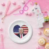 Trump Präsident Sticker Design Pappteller (Party)