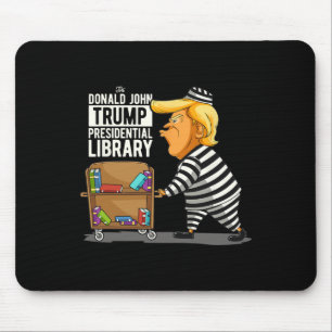 Trump Präsidentenbibliothek Funny Anti Trump Mousepad