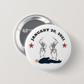 Trump-Präsidentschaft: 20.01.2017 — 20.01.2021 Button (Vorne & Hinten)