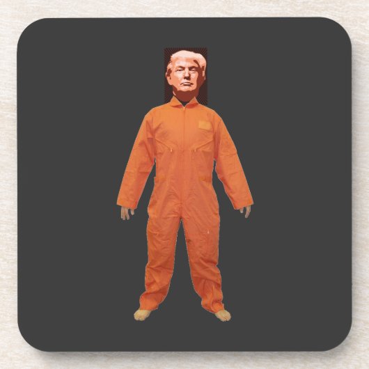 Trump Prisoner Beverage Coaster Getränkeuntersetzer (Vorderseite)
