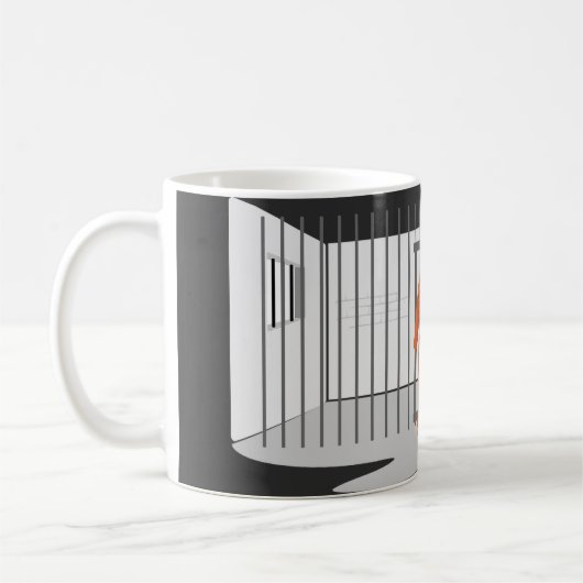 Trump Prisoner Coffee Tasse (Links)