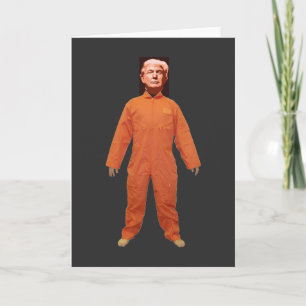 Trump Prisoner Grußkarte Dankeskarte