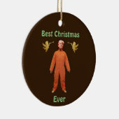 Trump Prisoner Keramik Ornament (Rechts)