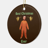 Trump Prisoner Keramik Ornament (Links)