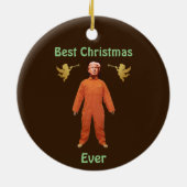 Trump Prisoner Keramik Ornament (Hinten)